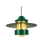 1 Of 20 Louis Poulsen Green Pendant Light Orbiter Xl By Jens Møller Jensen, 1963 thumbnail 1