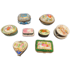 Set Van 8 Pillen- Of Sieradendoosjes - Sevres, Limoges . thumbnail 1