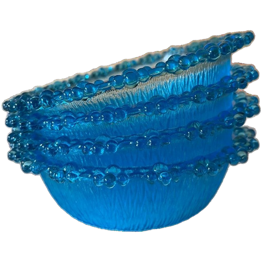 Ishizuka Aderia Bubble Glass Bowl’s 4 1