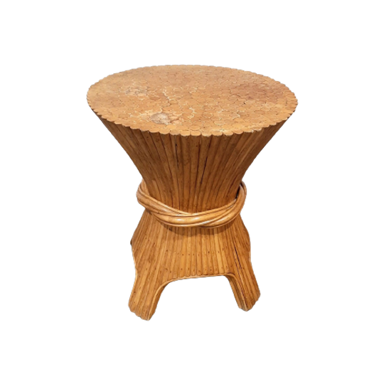 McGuire Regency Wheat Sheaf Table 1