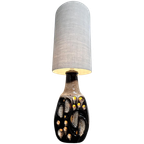 Keramische Vloerlamp Met Verlichting In Voet, 1970'S thumbnail 1