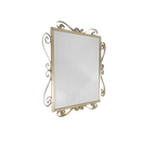 Vintage Geslepen Spiegel In Aluminium Frame thumbnail 1