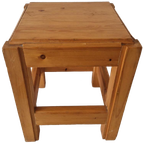 Vintage Krukje Plantentafel Jaren 70 Grenenhouten Tafeltje thumbnail 1
