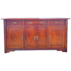 Kersenkleurige Eiken Dressoir, 175 Cm Breed, Topkwaliteit thumbnail 1
