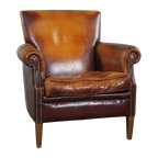 Stoere Schapenleren Armchair Sleetse Look thumbnail 1