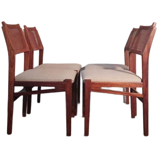 4 Vintage Topform Eetkamerstoelen. 1