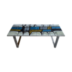 Ceramic And Metal Coffee Table By Belarti/Denisco thumbnail 1