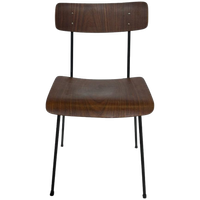 Vintage Gispen 1262 Teak Eetkamerstoel Cordemeijer Design