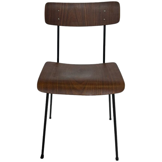 Vintage Gispen 1262 Teak Eetkamerstoel Cordemeijer Design 1