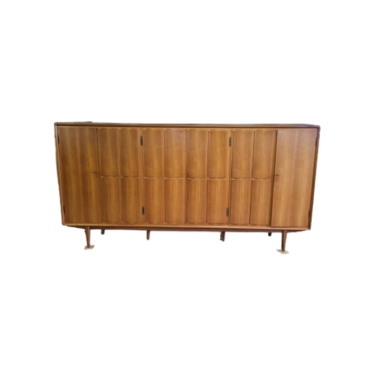 Mid Century Midboard / Highboard Dressoir ( L 268cm ) 1