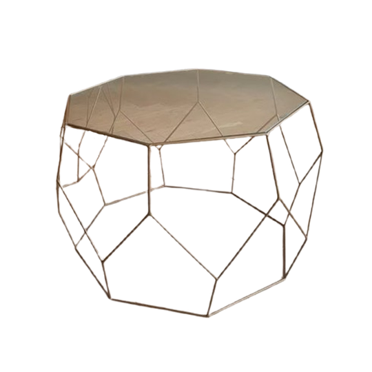 Salontafels, Glas Met Metaal 1