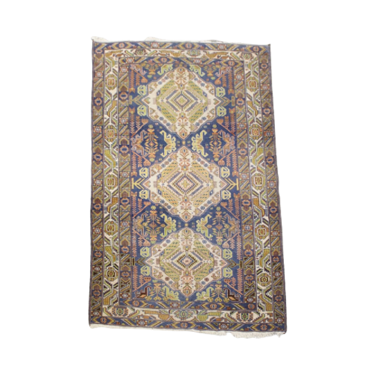 Handgeknoopt Vloerkleed Met Mooi Patroon, 195×116 Cm 1