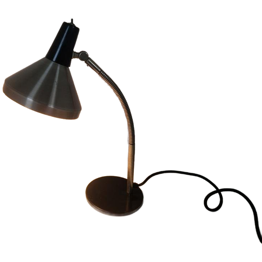 Hala Zeist 751 Bureaulamp Jaren 60 Gooseneck Vintage. 1