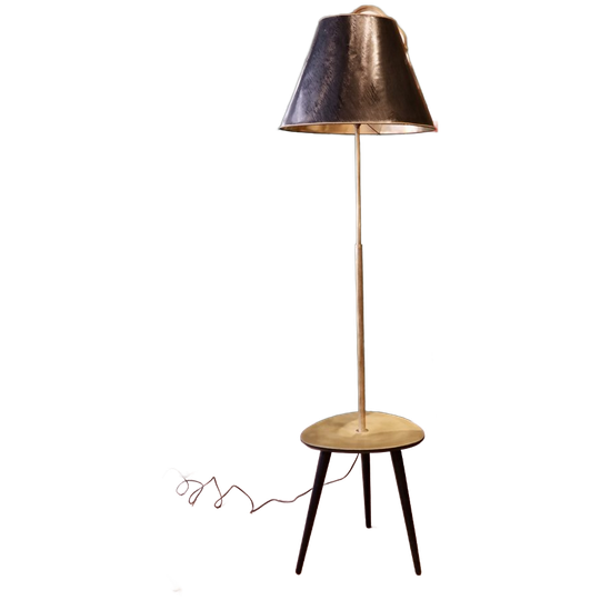 Mid-century Vloerlamp Met Statiefplank 1