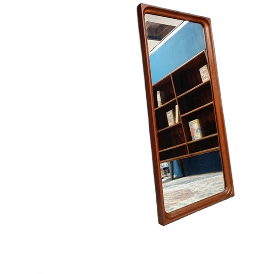 Vintage Deens Design Spiegel, Frode Holm, Jaren 60 1