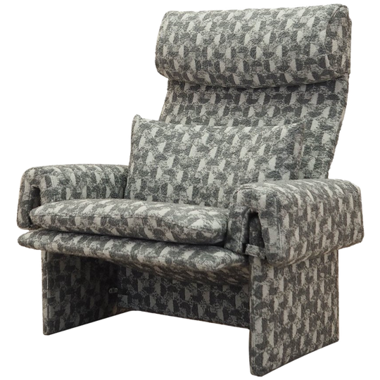 Lounge Armchair, Italian Design, 1970s, Designer: Giovanni Offredi, Manufacturer: Saporiti 1