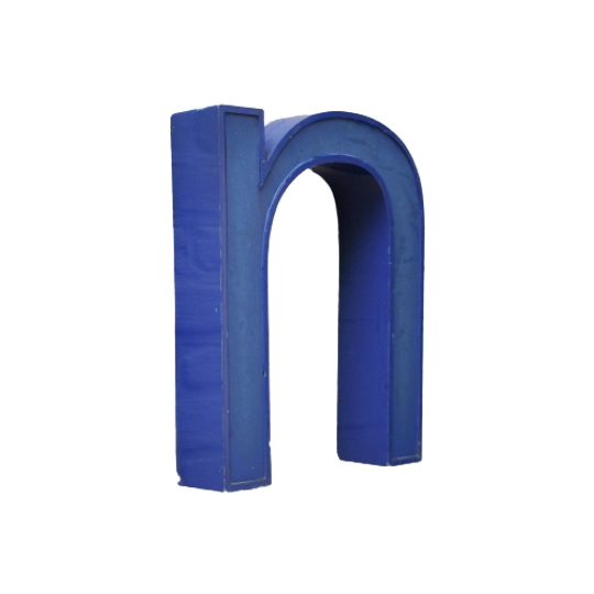 Qd34 – Aluminium -metalen – Letter N 1