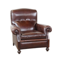 Comfortabele En Correcte Donkere Antieke Schapenleren Engelse Armchair In Zeer Goede Staat