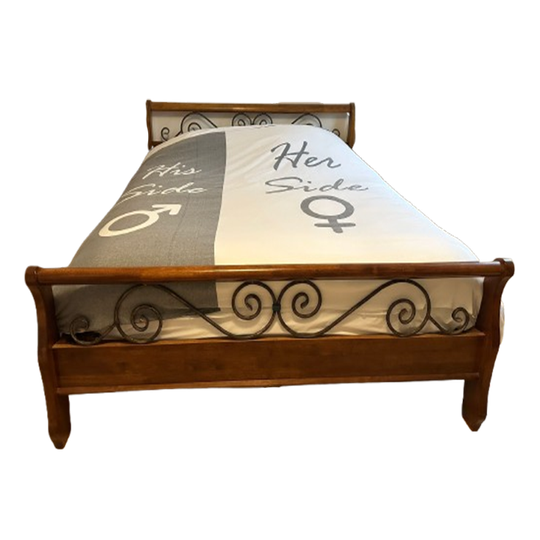 Tweepersoons Bedframe Vintage-klassiek 1