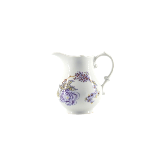 Wit Kannetje Paarse Bloemen 1