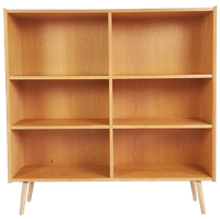Vintage Deense Boekenkast Eiken Fineer| Danish Oak