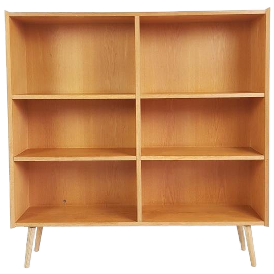 Vintage Deense Boekenkast Eiken Fineer| Danish Oak 1