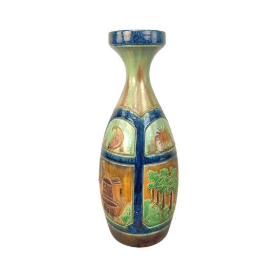 Vaas In Vlaams Aardewerk 43cm 1