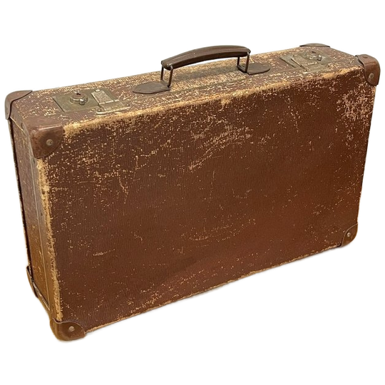 Brocante Koffer Antieke Suitcase Vintage 1