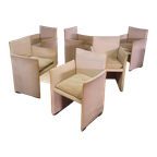 Set (6) By Mario Bellini 401 Break Chairs For Cassina, 1990s thumbnail 1
