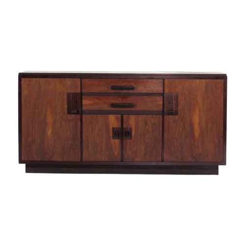 Amsterdamse School Art Deco Boekenkast Dressoir Kast, 1920