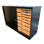 Stoere Industriële Kast Met Vakken En Lades thumbnail 1