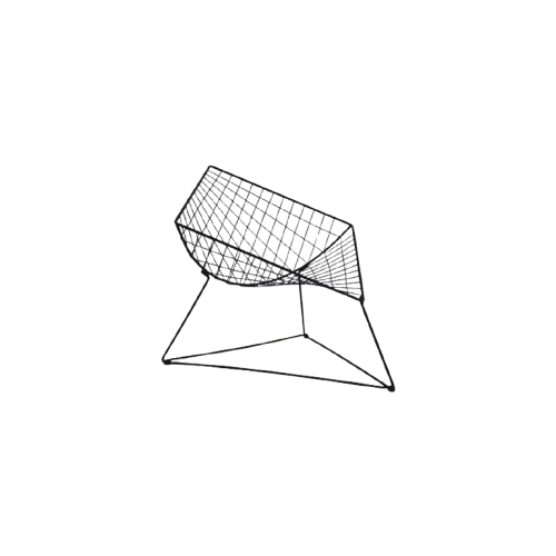 Vintage Diamond Chair By Niels Gammelgaard