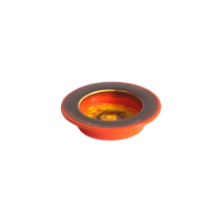 Red Ceramic Vide Poche Bowl By Hutschenreuther, Germany 1970S