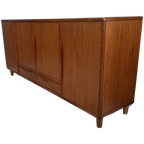 Danish Teak High Sideboard From Lyby Mobler, 1960s thumbnail 1
