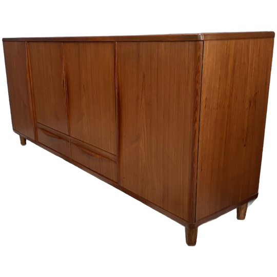 Danish Teak High Sideboard From Lyby Mobler, 1960s 1