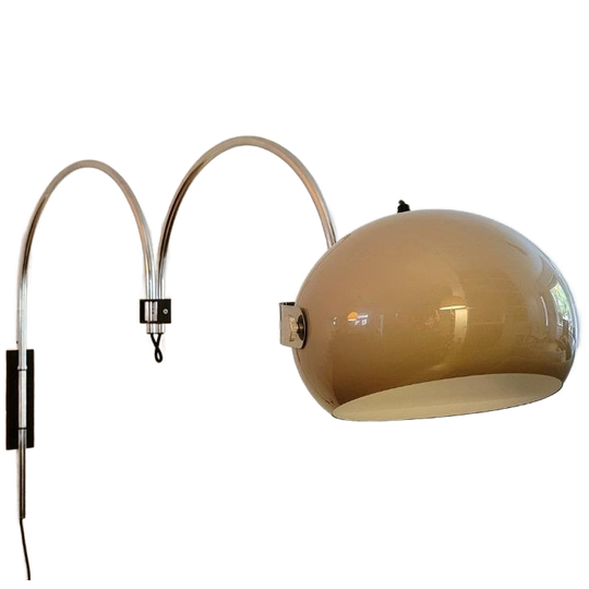 Space Age Mushroom Dubbele Boog Wandlampen Van Dijkstra 1