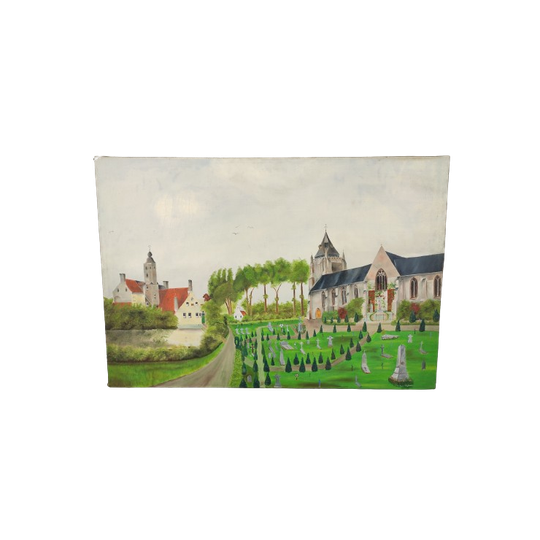 Schilderij - Kerk Van Houtem 1