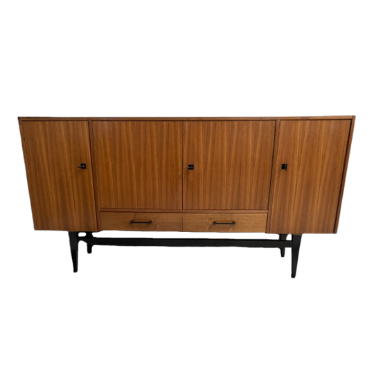 Wood Sideboard 1970s 1