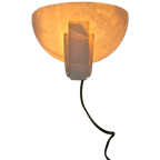 Art Deco Revival Albast Wandlamp thumbnail 1