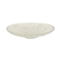 Grote Kristallen Fruitschaal Schaal Stermotieven Boheems 33Cm