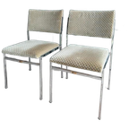 Paar Vintage Chromen Stoelen, 1970 thumbnail 1