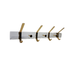 Plexiglas En Messing Wandkapstok Muurkapstok Hollywood Regency Stijl, 1970 thumbnail 1