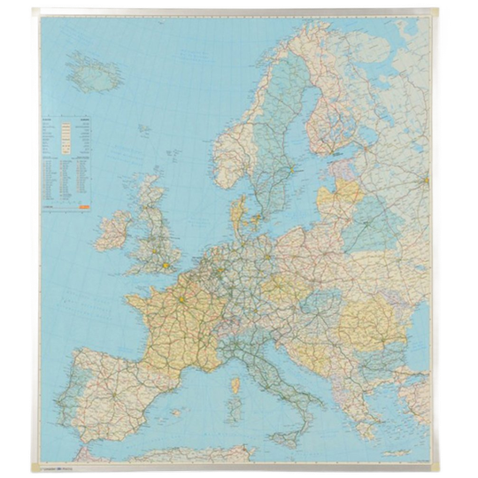 Officenow Wegenkaart Europese Unie, 117 X 103 Cm 1