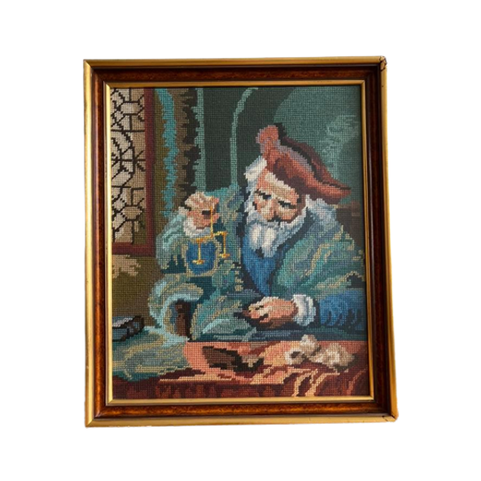 Borduurwerk De Goudweger Kunst Borduursel Vintage 1