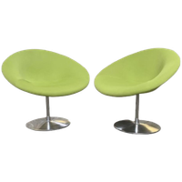 2 Globe Draaistoelen Van Pierre Paulin Voor Artifort
