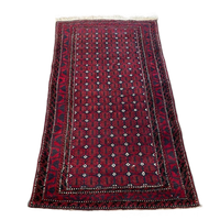 Antiek Vintage Perzisch Tapijt Handgeknoopt Oosterse Tapijt