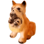 Vintage Bloempot Jaren 50 Boxer Hond Potje thumbnail 1