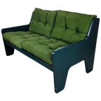 Modernistische Jaren 60 Lounge Bankje thumbnail 1