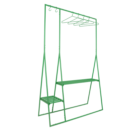 HKLIVING Kledingrek Met Hanger/Haakset 1