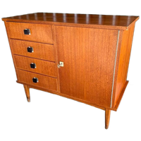 Deens Teak Dressior Ladekast Jaren 60